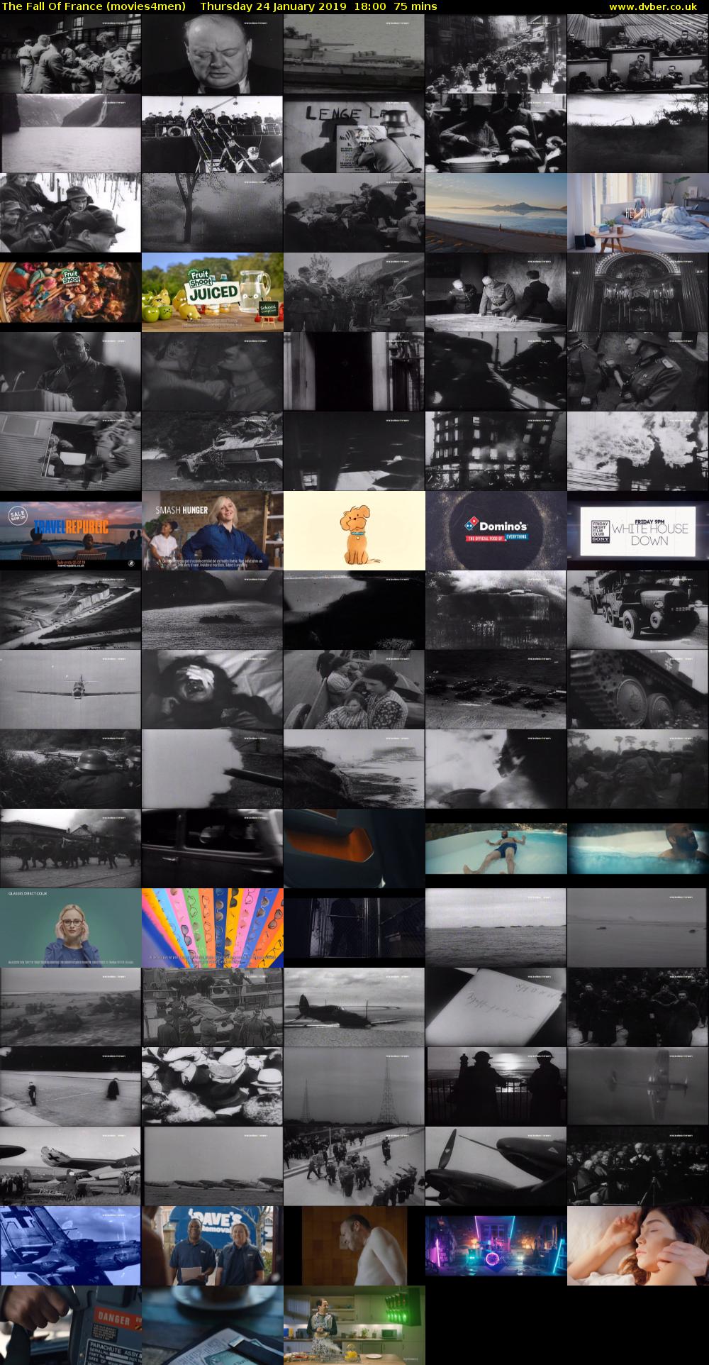 The Fall Of France (movies4men) Thursday 24 January 2019 18:00 - 19:15