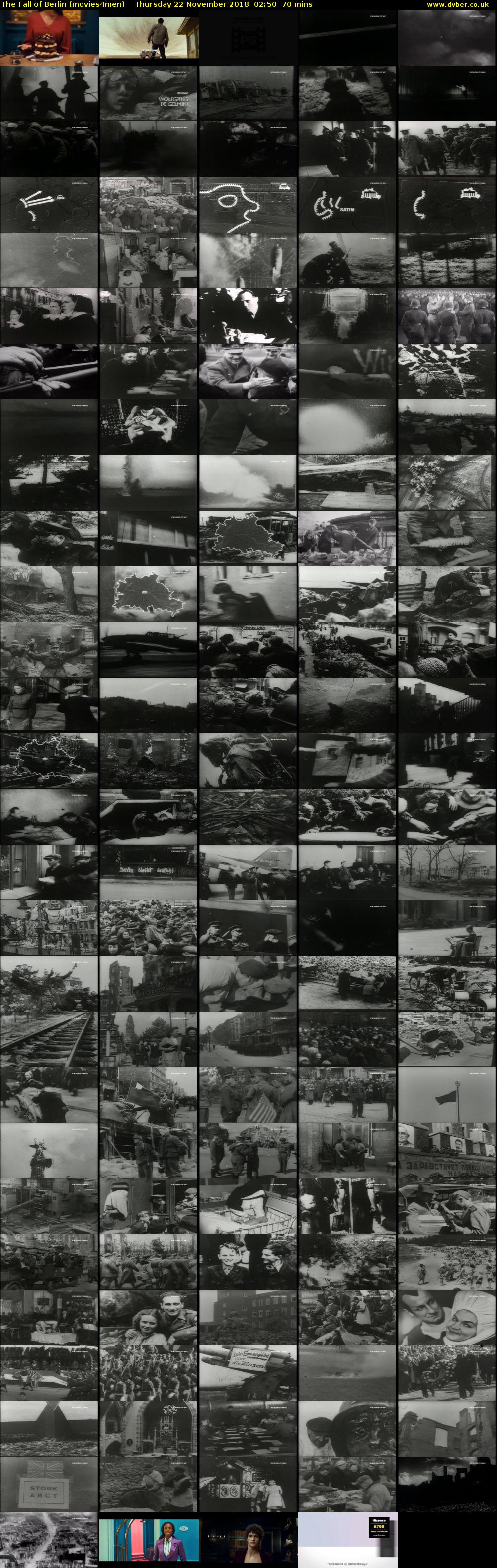 The Fall of Berlin (movies4men) Thursday 22 November 2018 02:50 - 04:00