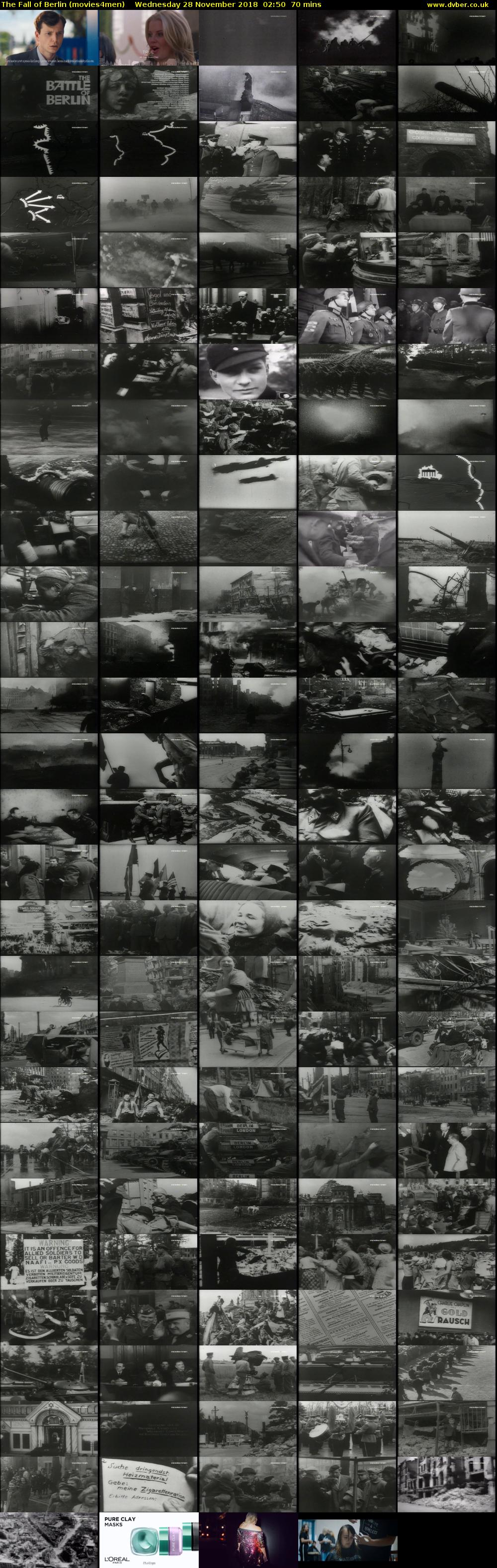 The Fall of Berlin (movies4men) Wednesday 28 November 2018 02:50 - 04:00