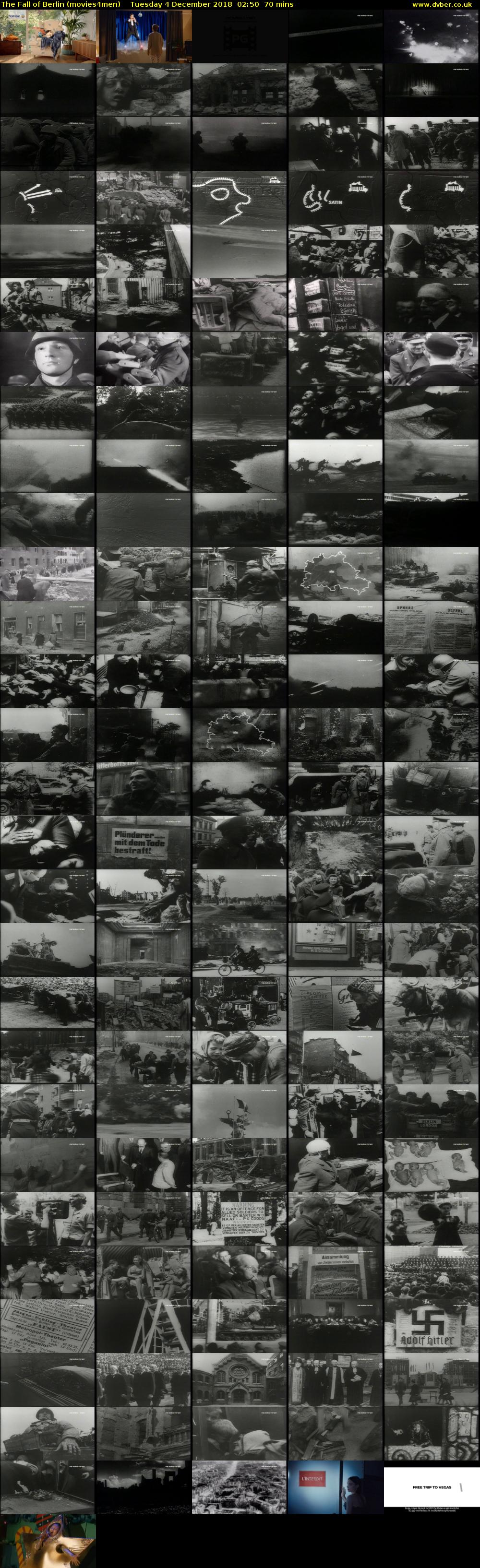 The Fall of Berlin (movies4men) Tuesday 4 December 2018 02:50 - 04:00