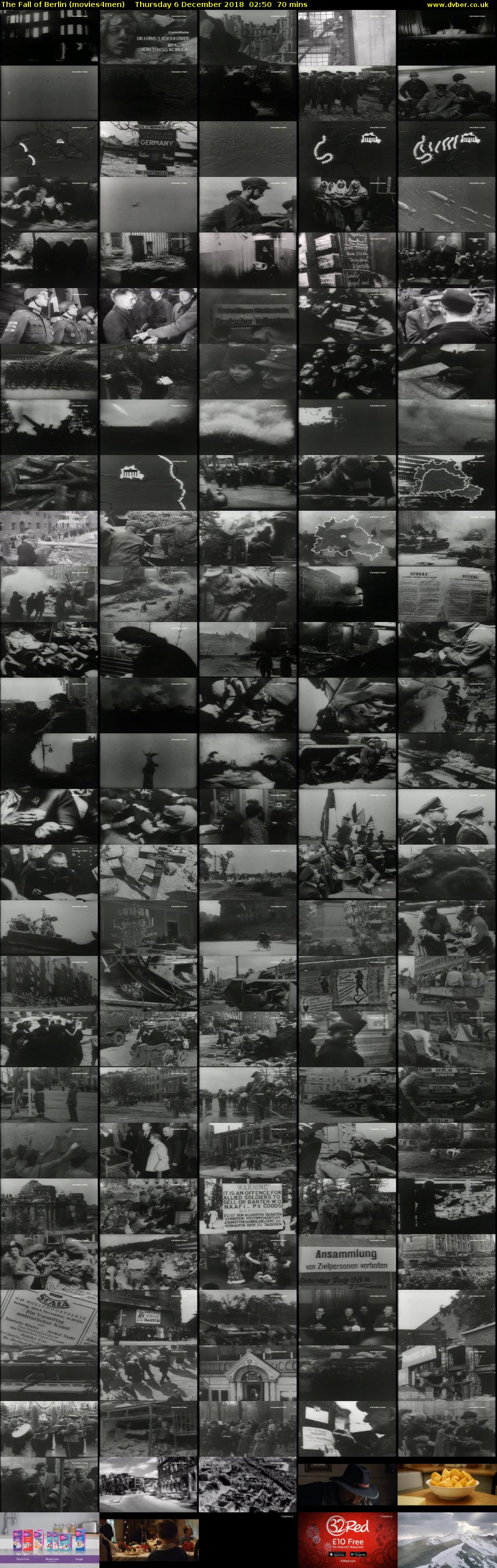 The Fall of Berlin (movies4men) Thursday 6 December 2018 02:50 - 04:00