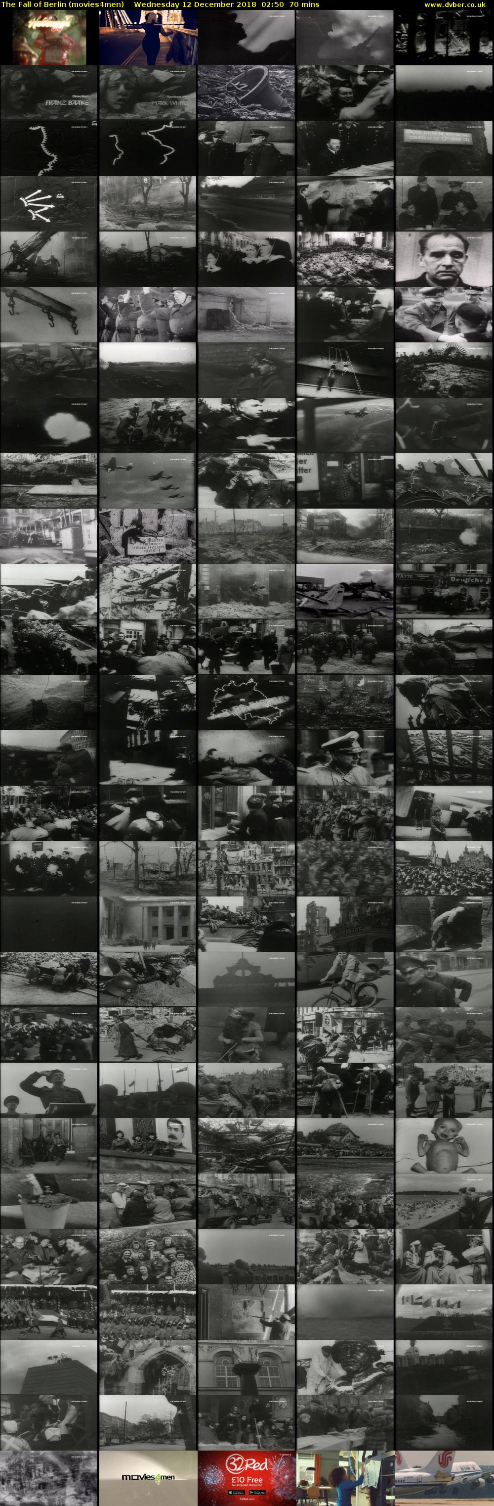 The Fall of Berlin (movies4men) Wednesday 12 December 2018 02:50 - 04:00