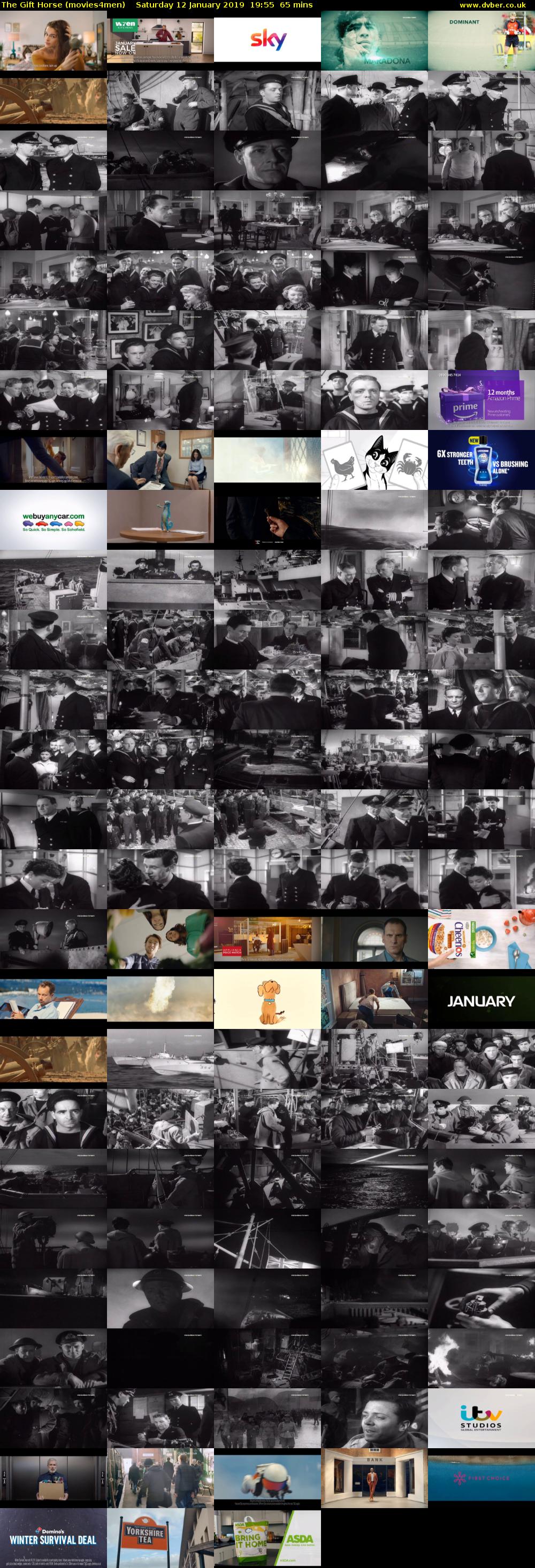 The Gift Horse (movies4men) Saturday 12 January 2019 19:55 - 21:00