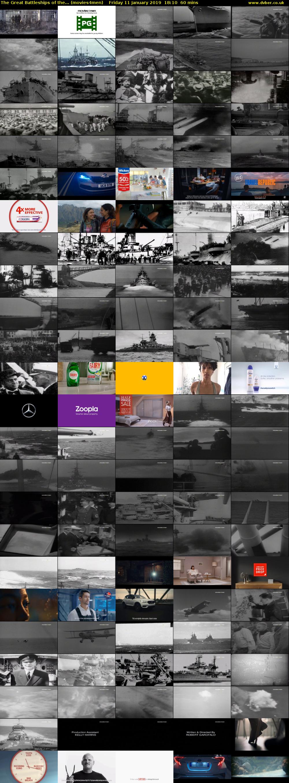 The Great Battleships of the... (movies4men) Friday 11 January 2019 18:10 - 19:10