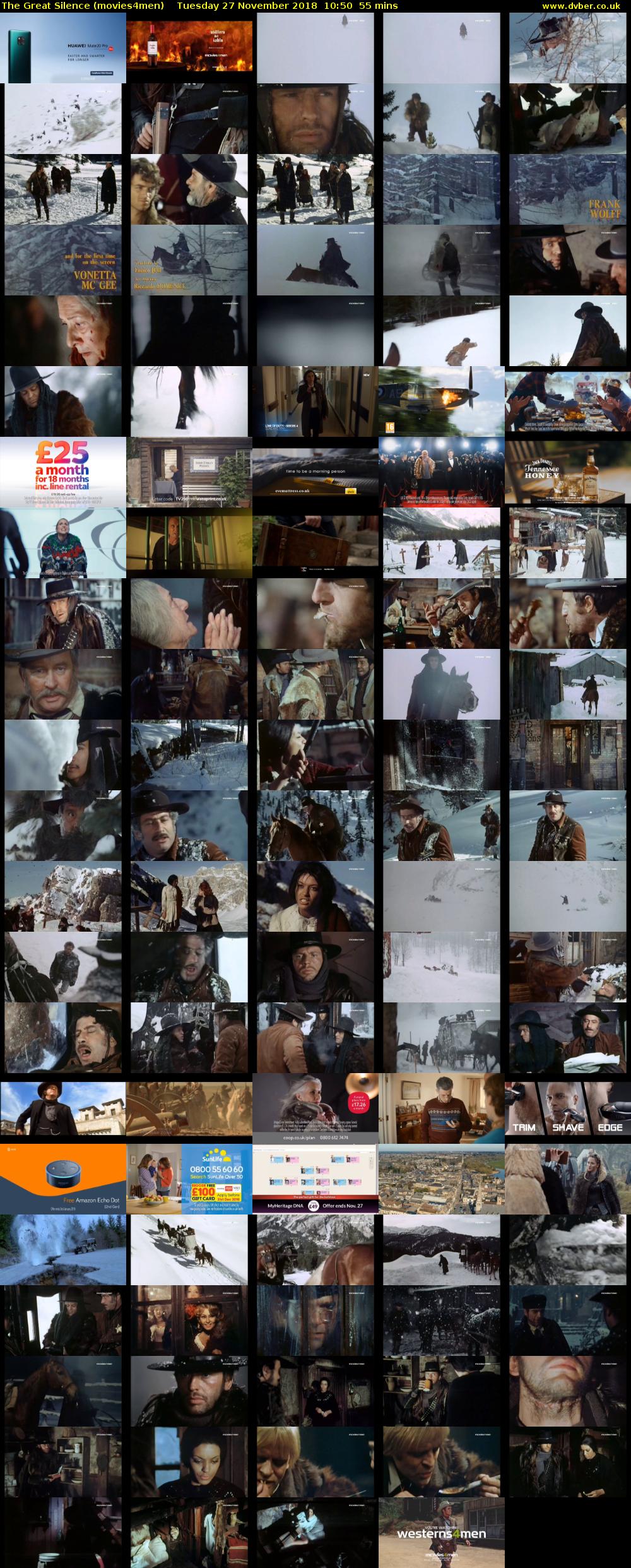 The Great Silence (movies4men) Tuesday 27 November 2018 10:50 - 11:45