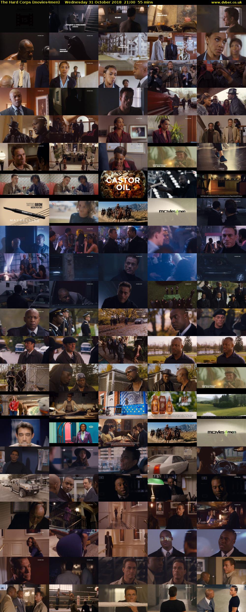 The Hard Corps (movies4men) Wednesday 31 October 2018 21:00 - 21:55