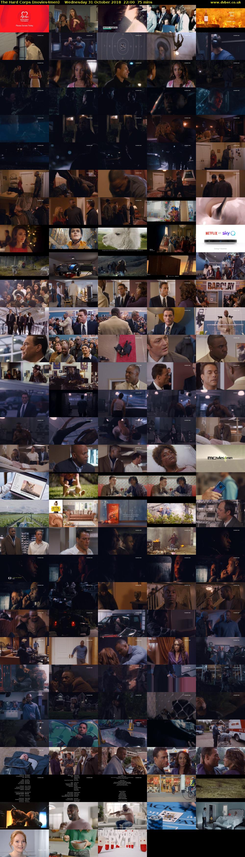 The Hard Corps (movies4men) Wednesday 31 October 2018 22:00 - 23:15