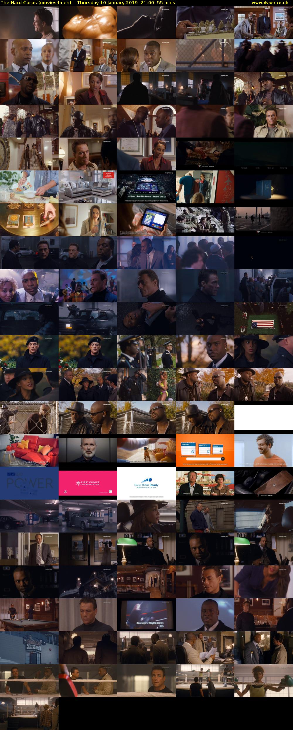 The Hard Corps (movies4men) Thursday 10 January 2019 21:00 - 21:55