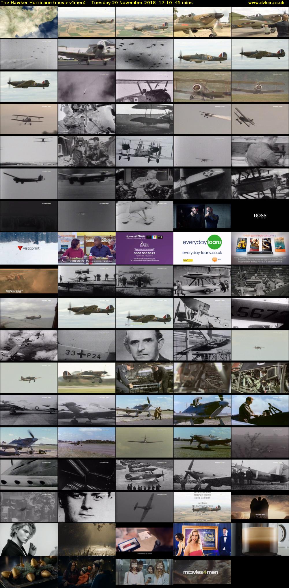 The Hawker Hurricane (movies4men) Tuesday 20 November 2018 17:10 - 17:55