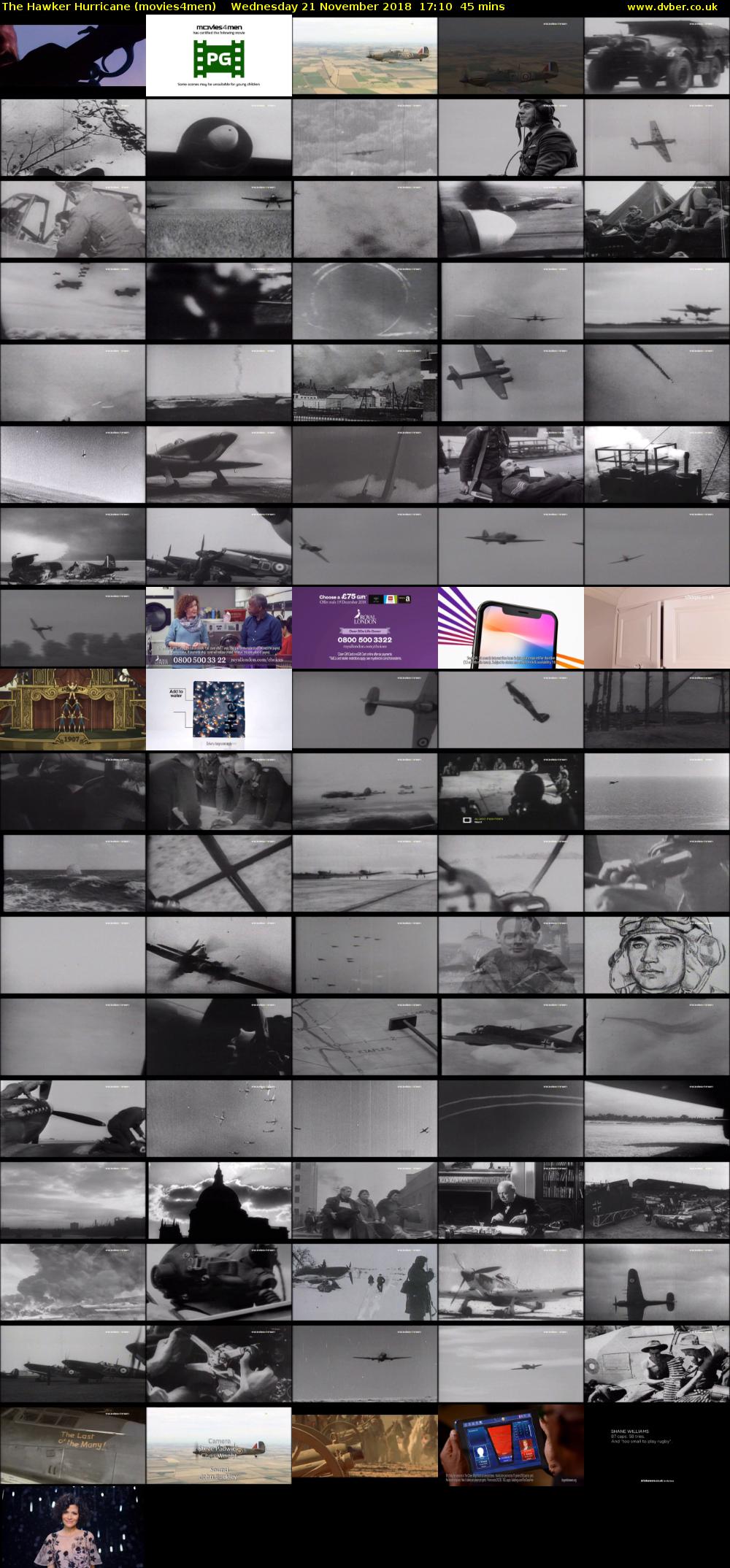 The Hawker Hurricane (movies4men) Wednesday 21 November 2018 17:10 - 17:55