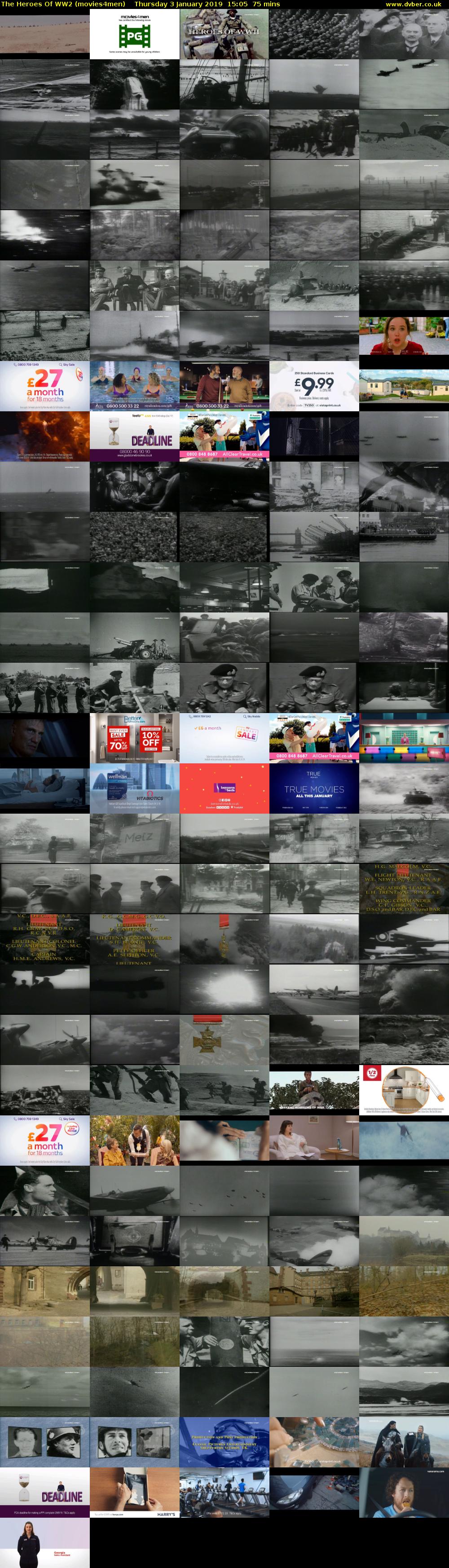 The Heroes Of WW2 (movies4men) Thursday 3 January 2019 15:05 - 16:20