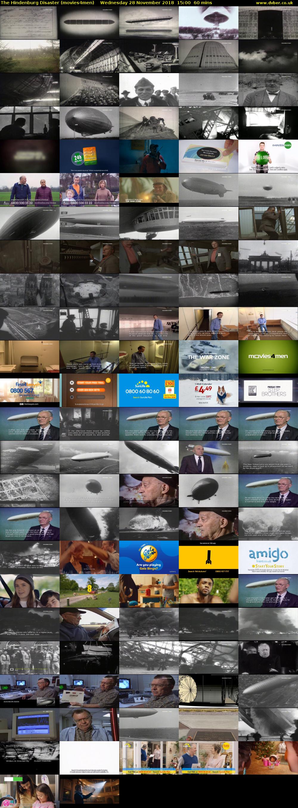 The Hindenburg Disaster (movies4men) Wednesday 28 November 2018 15:00 - 16:00