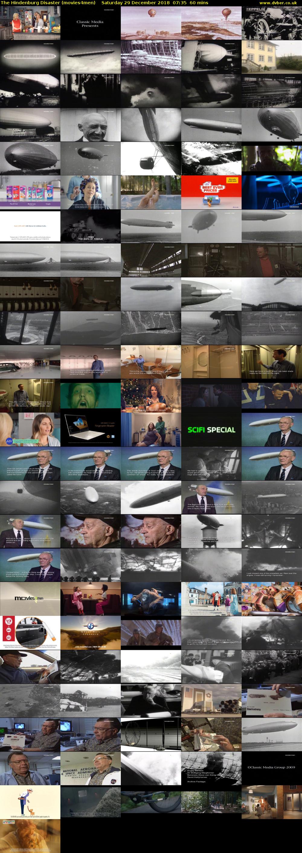 The Hindenburg Disaster (movies4men) Saturday 29 December 2018 07:35 - 08:35