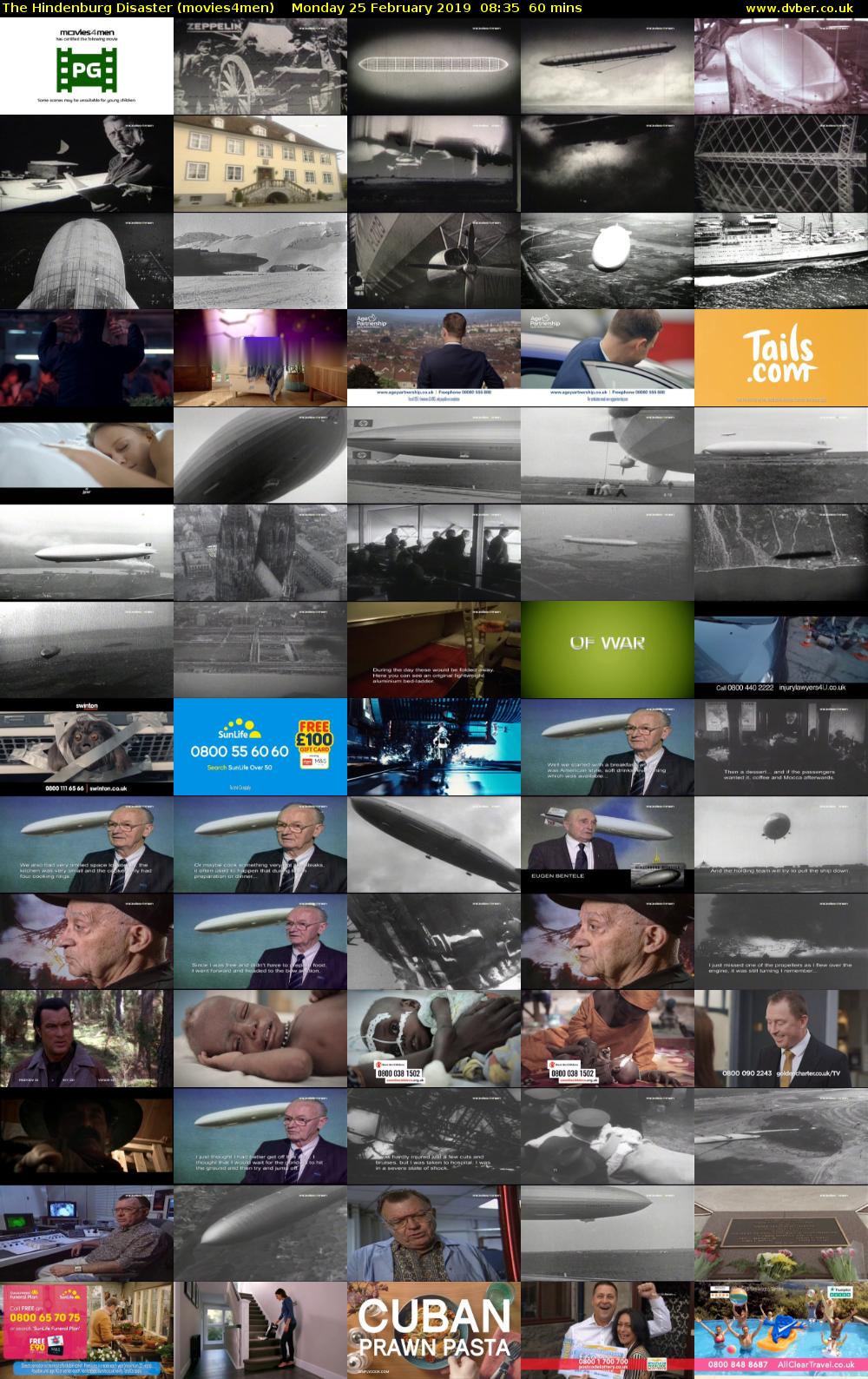 The Hindenburg Disaster (movies4men) Monday 25 February 2019 08:35 - 09:35