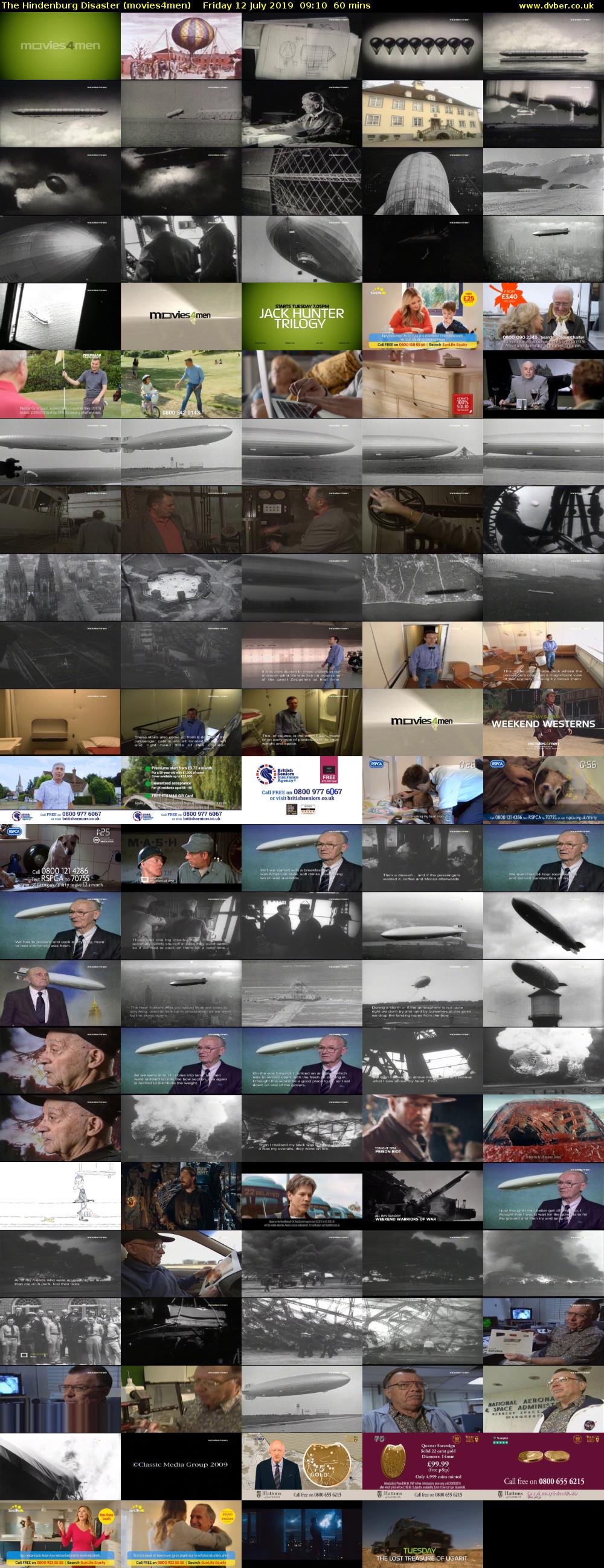 The Hindenburg Disaster (movies4men) Friday 12 July 2019 09:10 - 10:10
