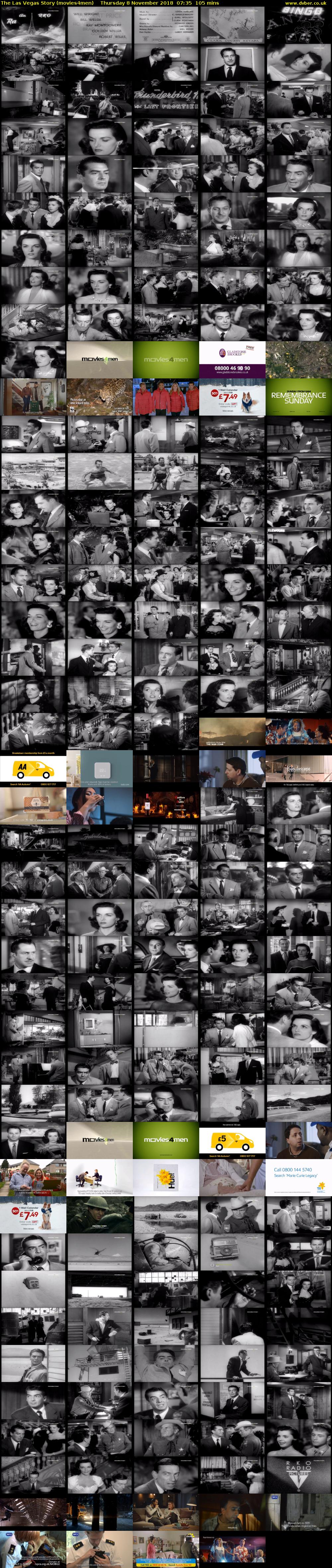 The Las Vegas Story (movies4men) Thursday 8 November 2018 07:35 - 09:20