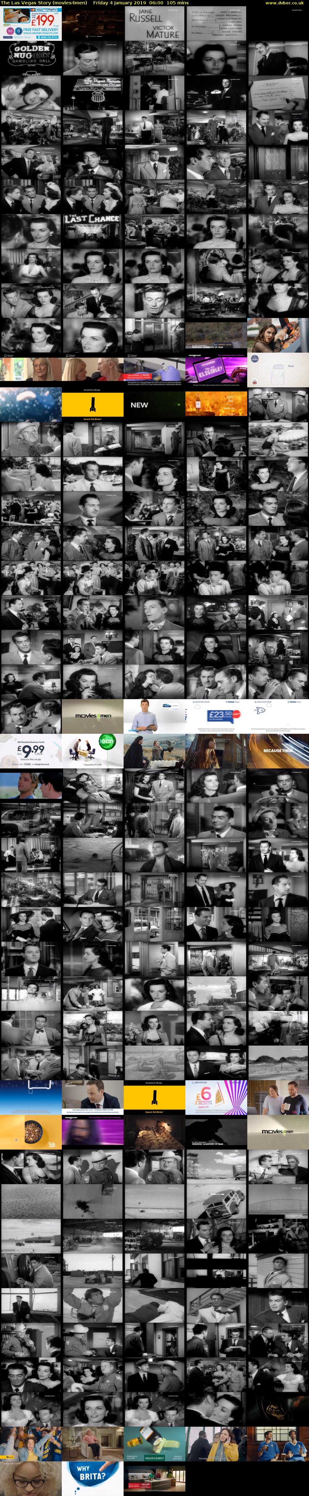 The Las Vegas Story (movies4men) Friday 4 January 2019 06:00 - 07:45