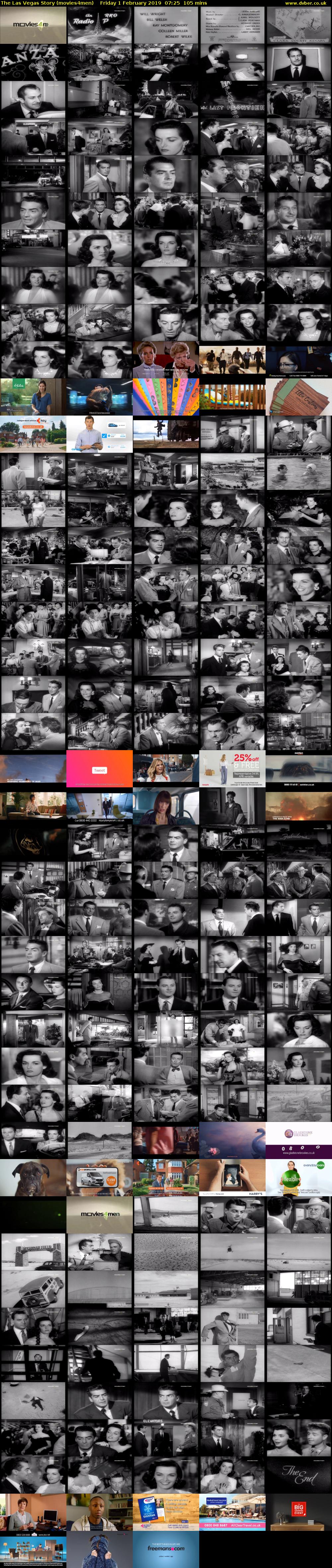 The Las Vegas Story (movies4men) Friday 1 February 2019 07:25 - 09:10