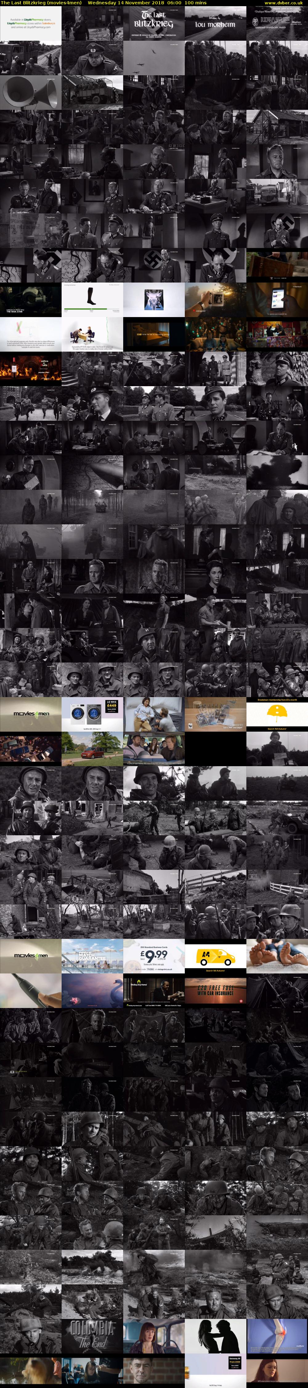 The Last Blitzkrieg (movies4men) Wednesday 14 November 2018 06:00 - 07:40