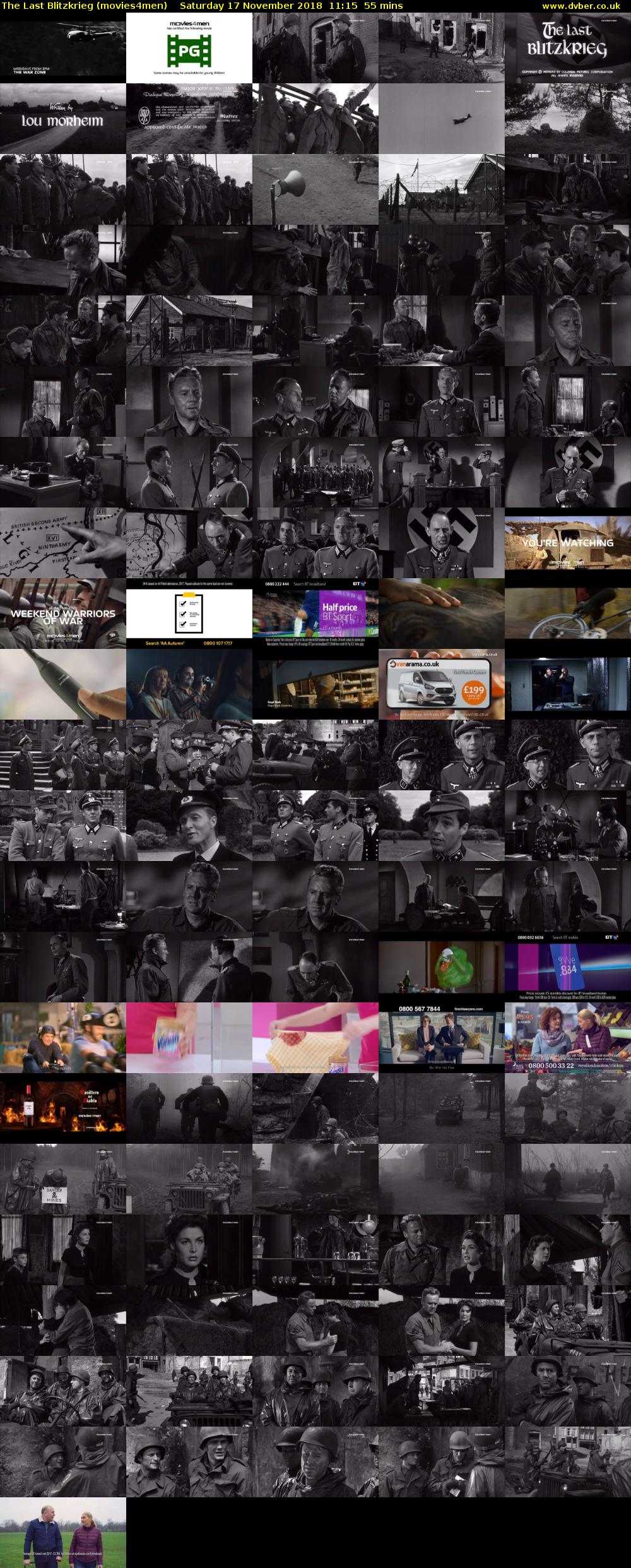 The Last Blitzkrieg (movies4men) Saturday 17 November 2018 11:15 - 12:10