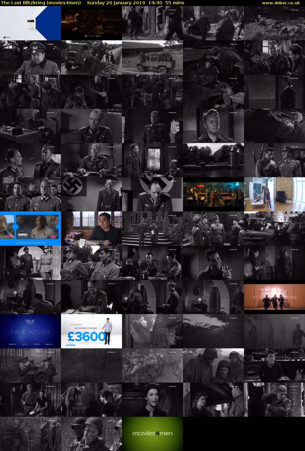 The Last Blitzkrieg (movies4men) Sunday 20 January 2019 14:40 - 15:35