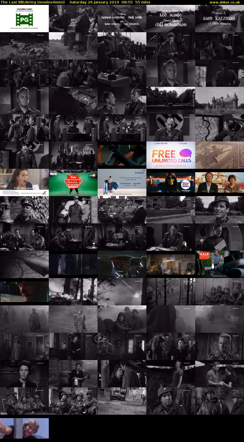 The Last Blitzkrieg (movies4men) Saturday 26 January 2019 08:55 - 09:50