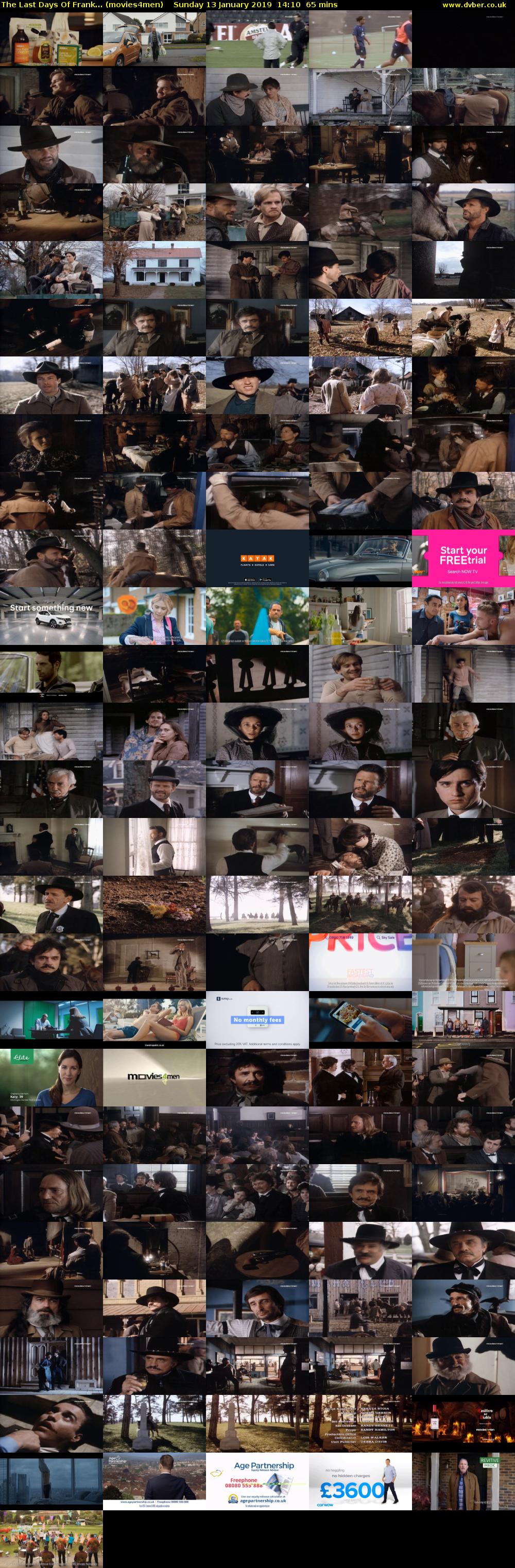 The Last Days Of Frank... (movies4men) Sunday 13 January 2019 14:10 - 15:15