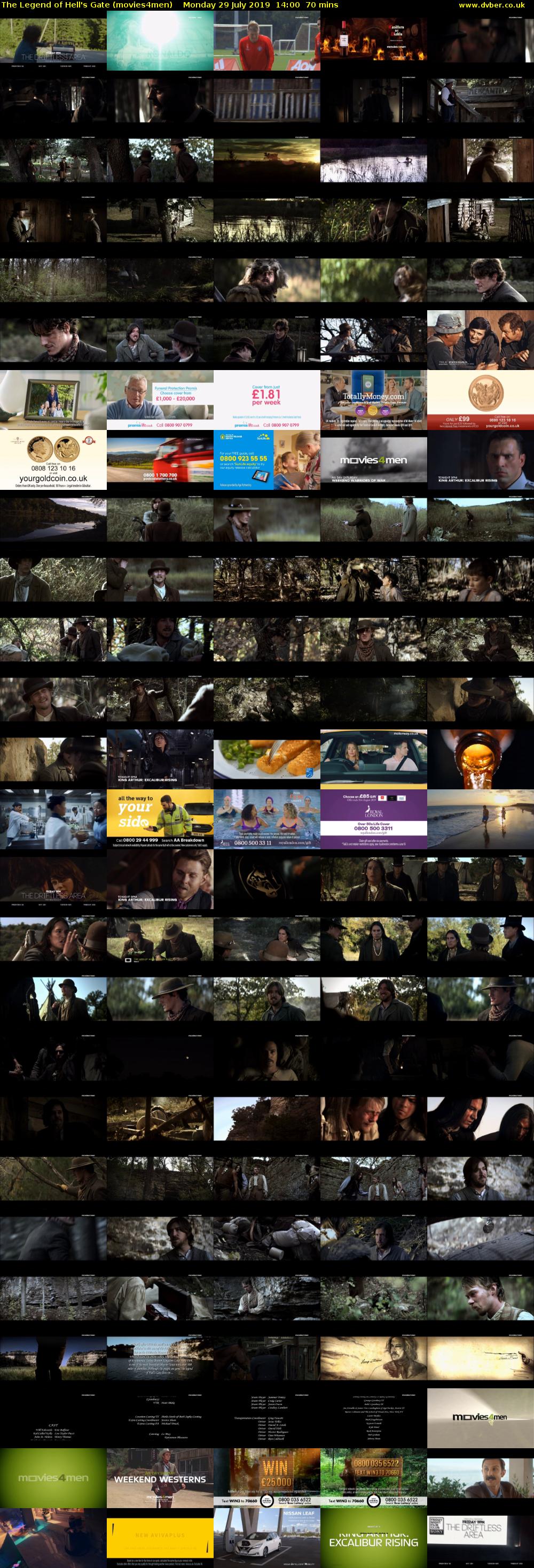 The Legend of Hell's Gate (movies4men) Monday 29 July 2019 14:00 - 15:10