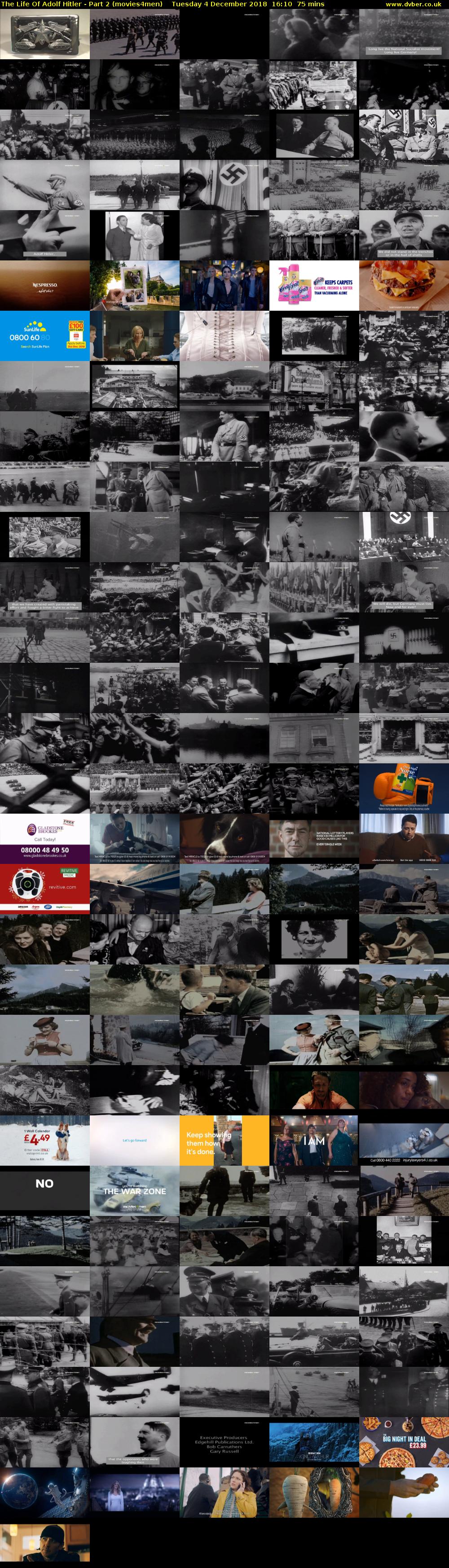 The Life Of Adolf Hitler - Part 2 (movies4men) Tuesday 4 December 2018 16:10 - 17:25