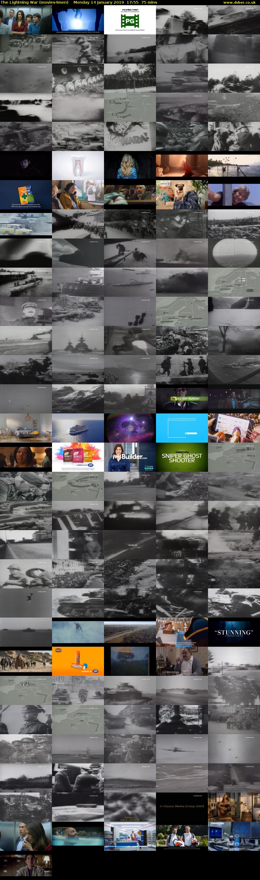 The Lightning War (movies4men) Monday 14 January 2019 17:55 - 19:10