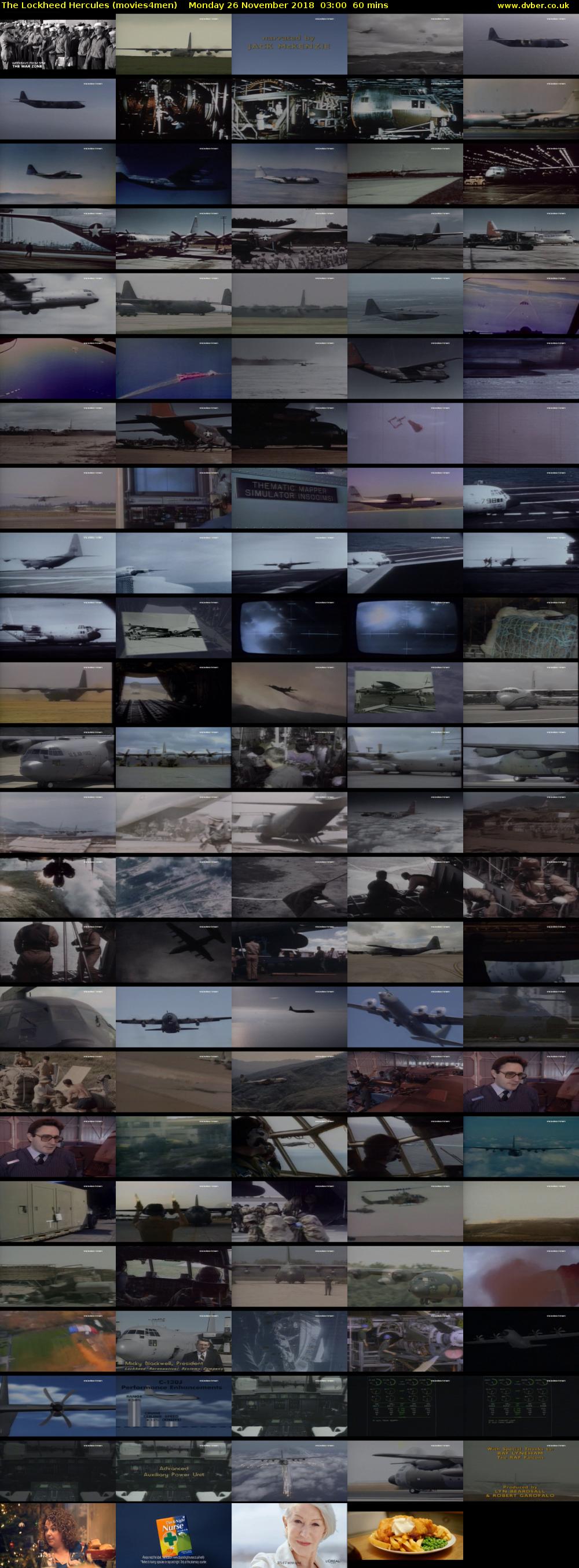 The Lockheed Hercules (movies4men) Monday 26 November 2018 03:00 - 04:00