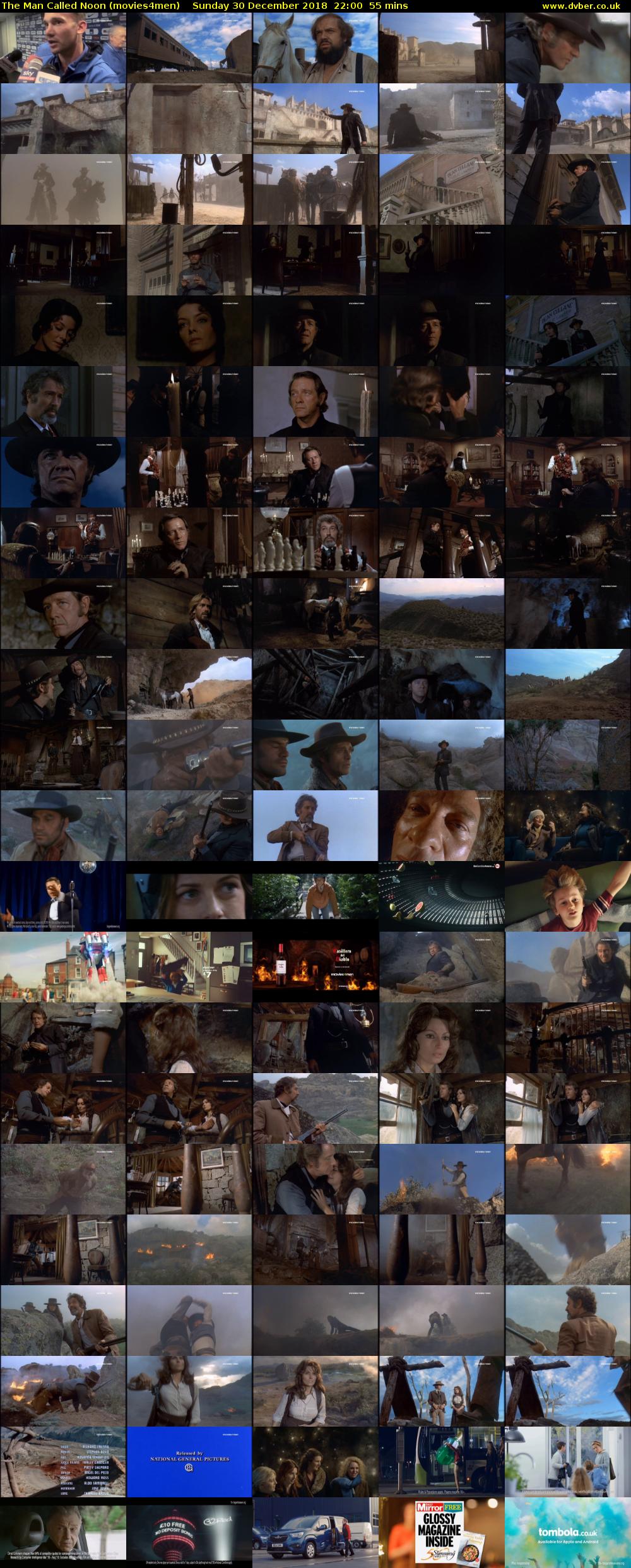 The Man Called Noon (movies4men) Sunday 30 December 2018 22:00 - 22:55