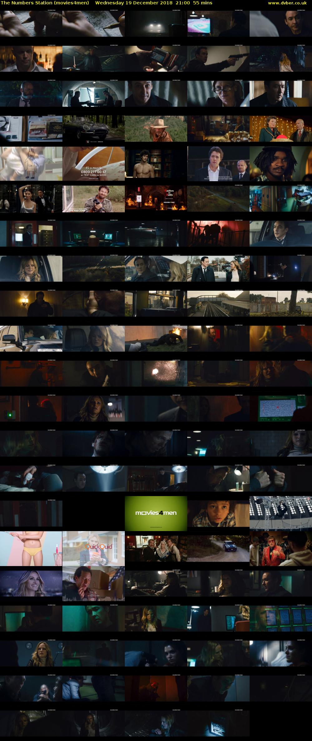 The Numbers Station (movies4men) Wednesday 19 December 2018 21:00 - 21:55