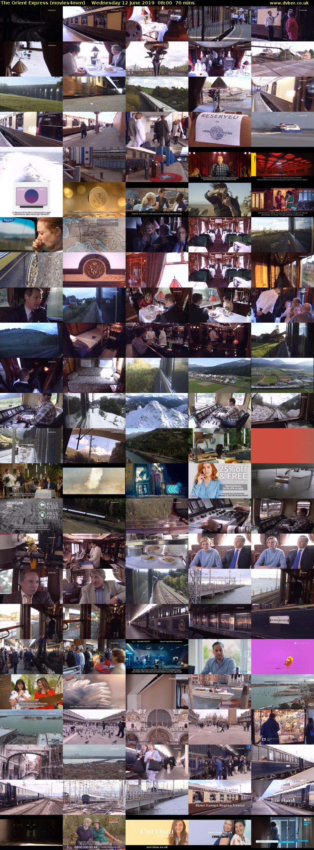 The Orient Express (movies4men) Wednesday 12 June 2019 08:00 - 09:10