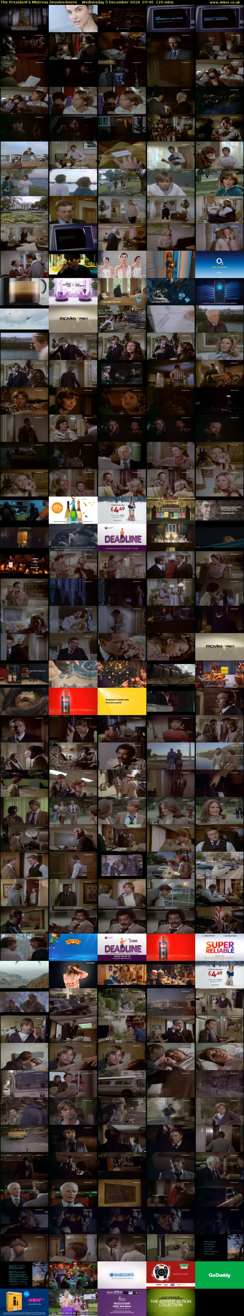 The President's Mistress (movies4men) Wednesday 5 December 2018 07:40 - 09:40