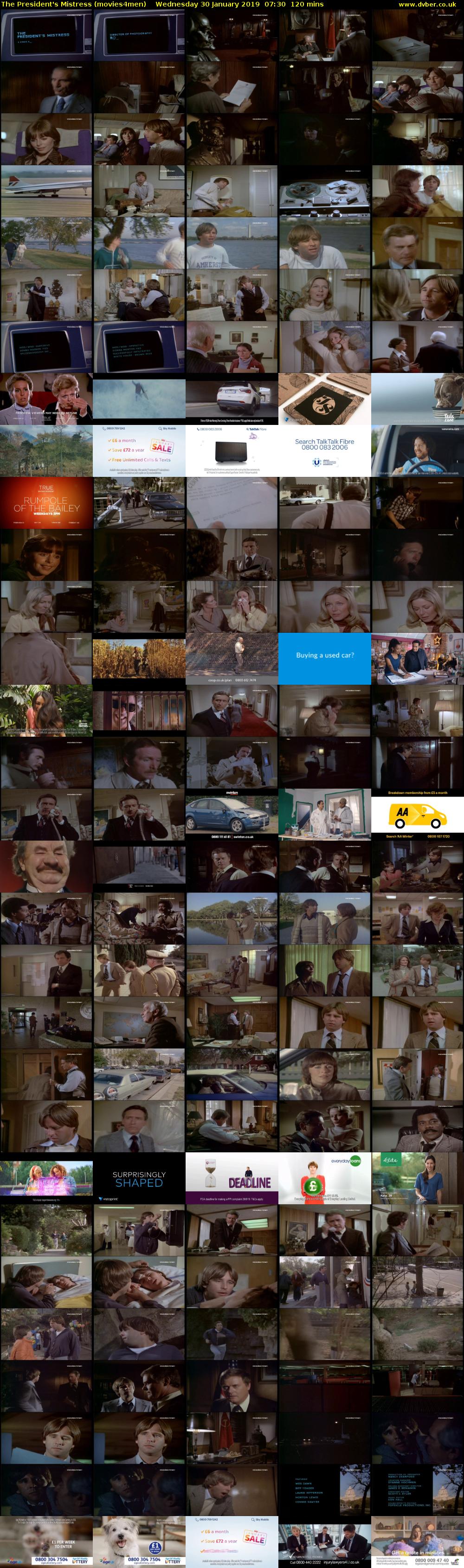 The President's Mistress (movies4men) Wednesday 30 January 2019 07:30 - 09:30