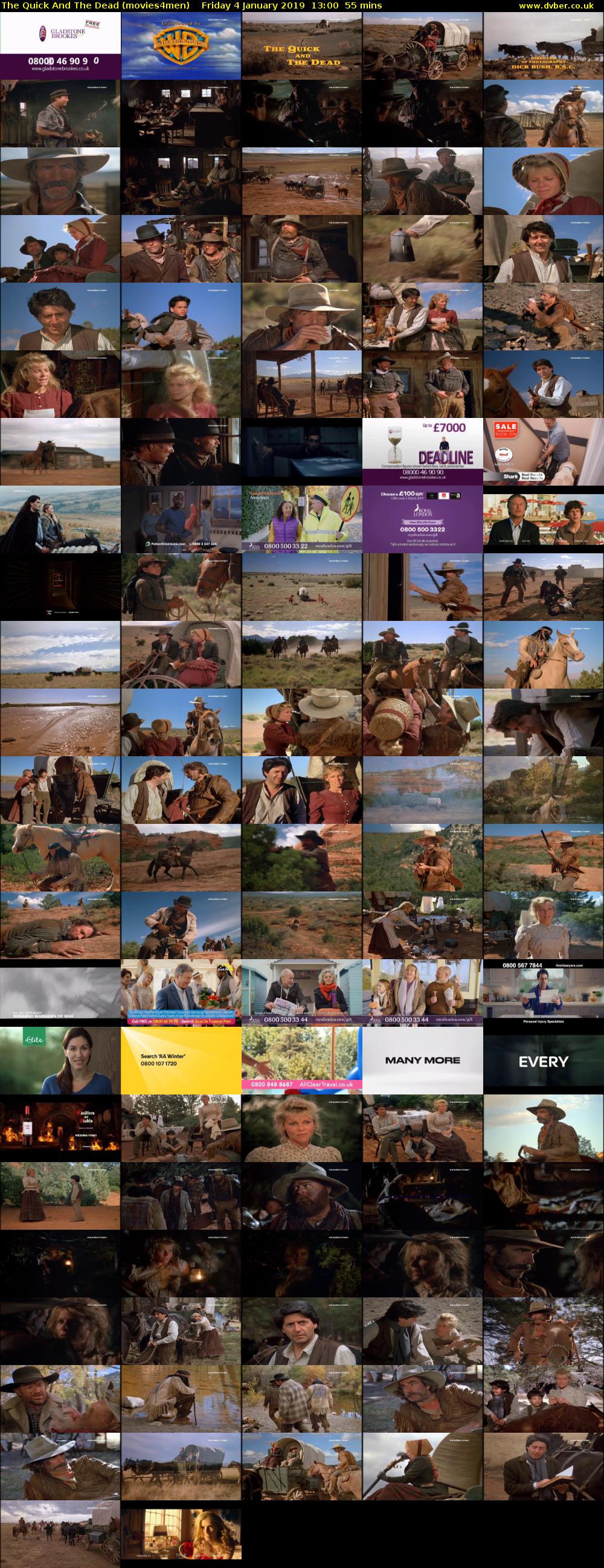 The Quick And The Dead (movies4men) Friday 4 January 2019 13:00 - 13:55