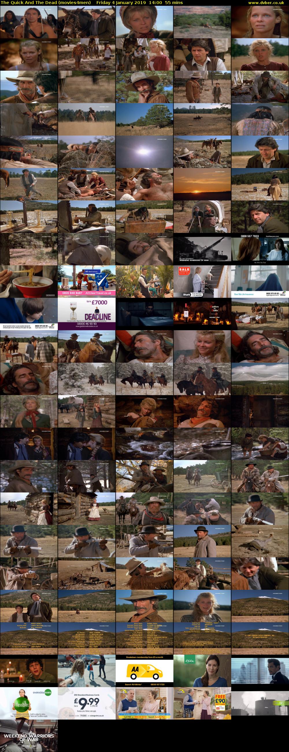The Quick And The Dead (movies4men) Friday 4 January 2019 14:00 - 14:55