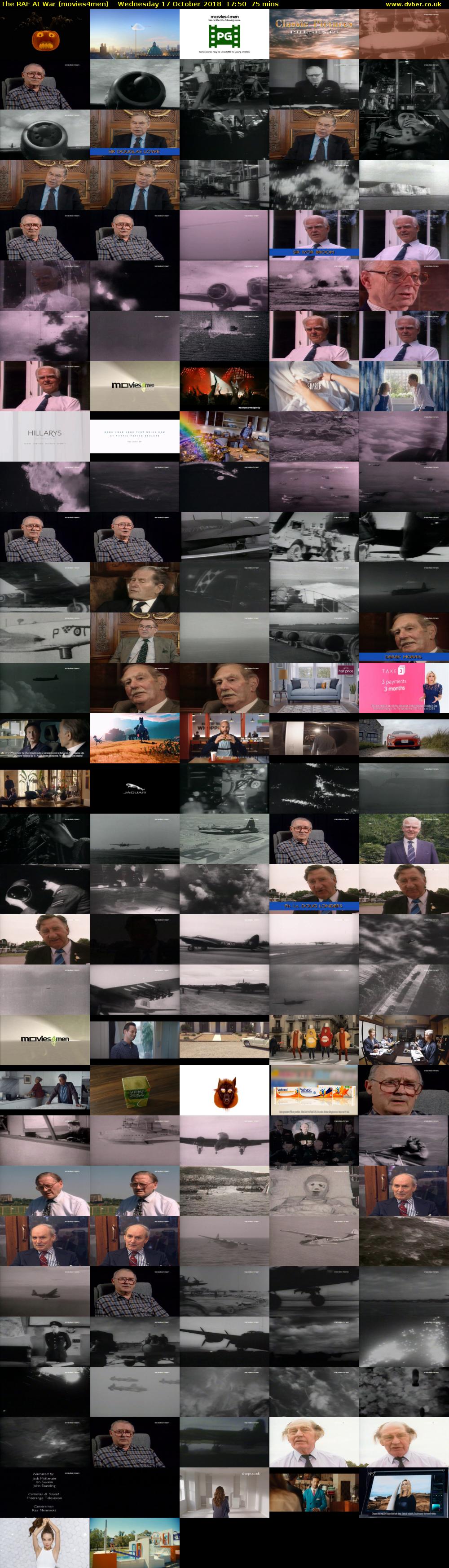 The RAF At War (movies4men) Wednesday 17 October 2018 17:50 - 19:05