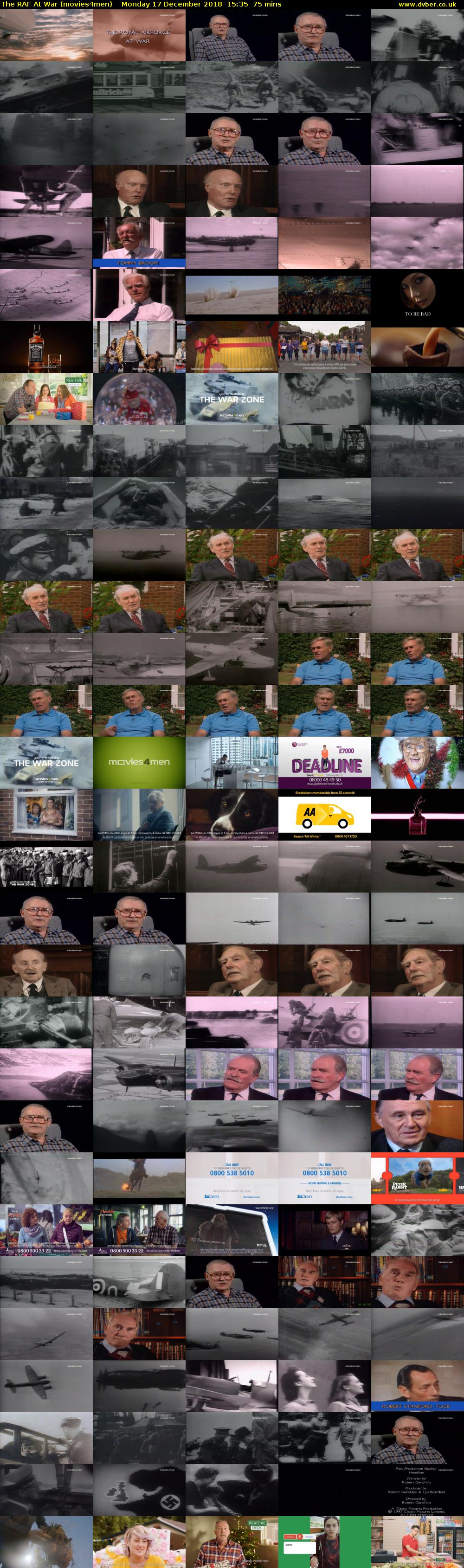 The RAF At War (movies4men) Monday 17 December 2018 15:35 - 16:50