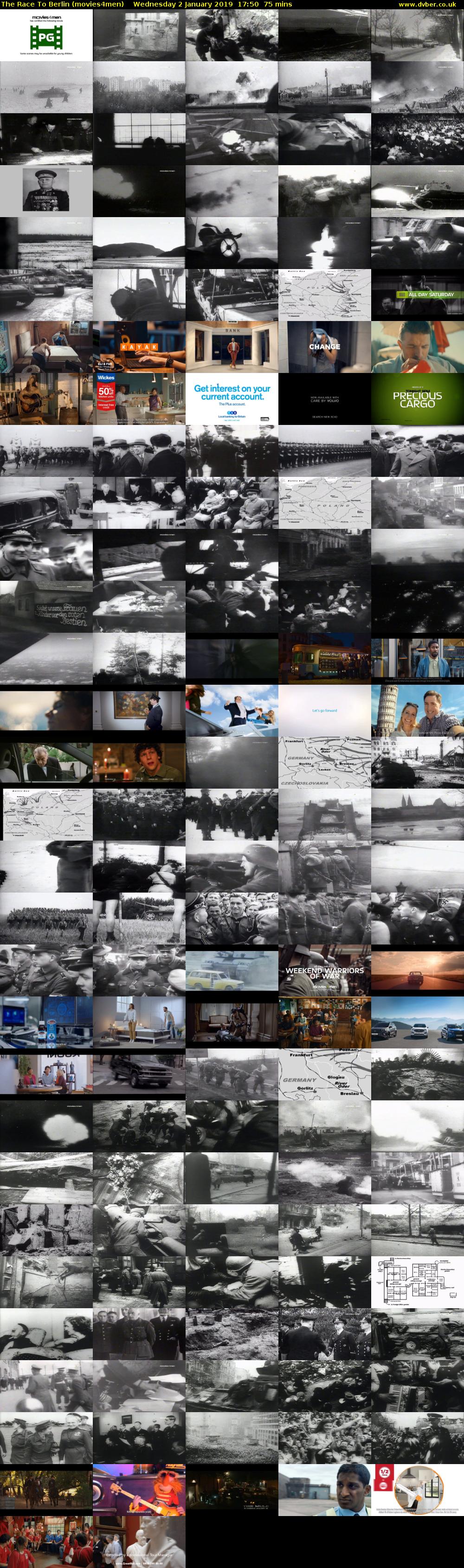 The Race To Berlin (movies4men) Wednesday 2 January 2019 17:50 - 19:05