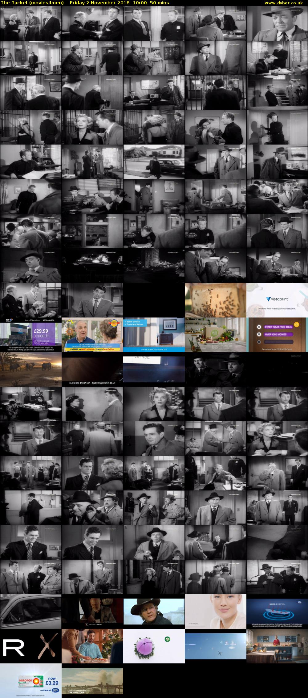 The Racket (movies4men) Friday 2 November 2018 10:00 - 10:50