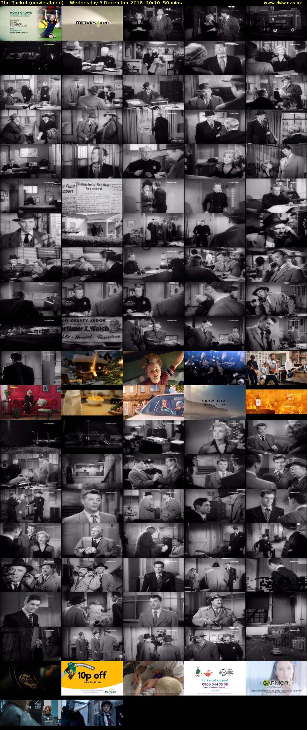 The Racket (movies4men) Wednesday 5 December 2018 20:10 - 21:00