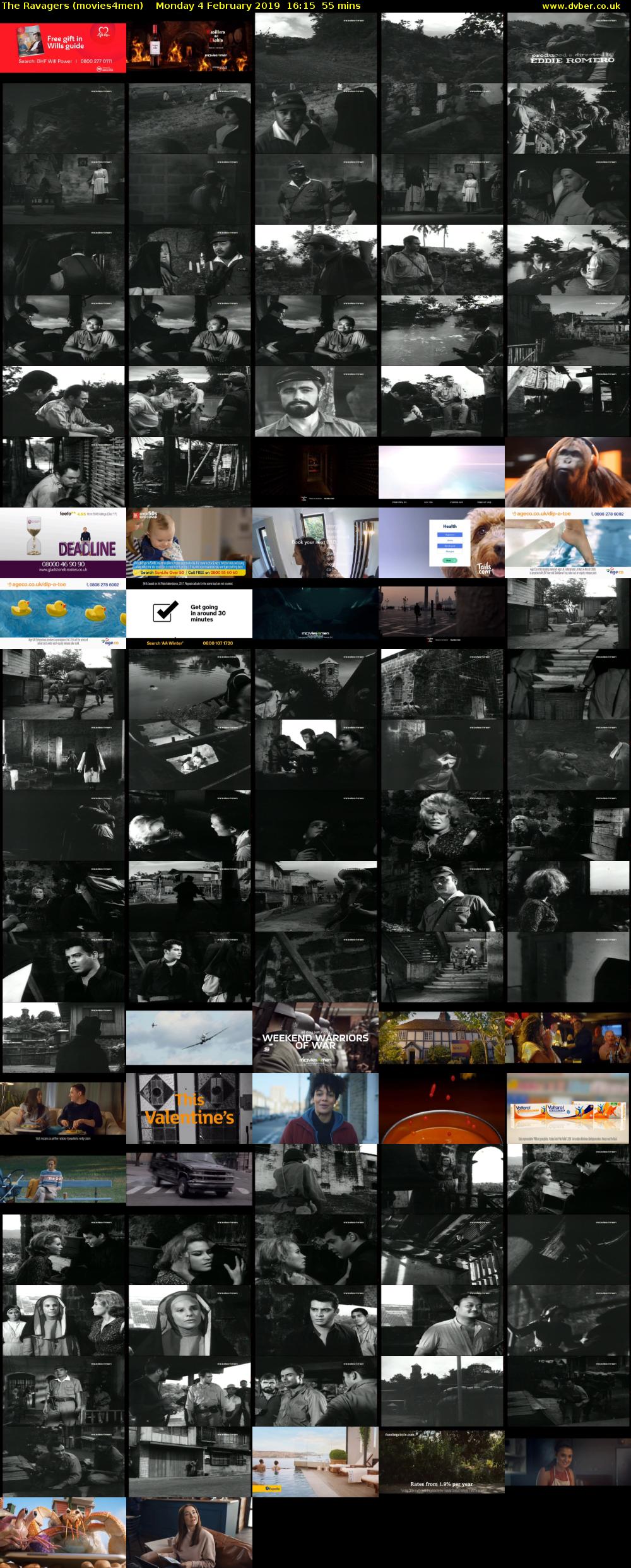 The Ravagers (movies4men) Monday 4 February 2019 16:15 - 17:10