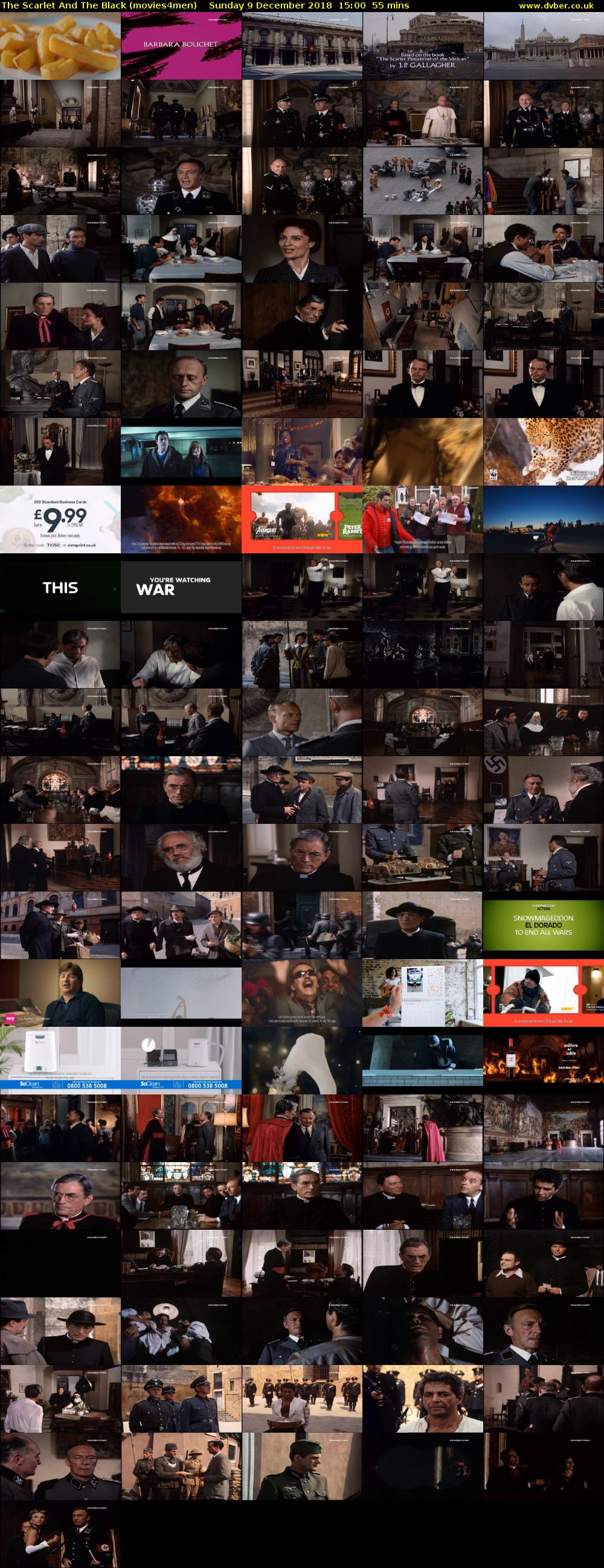 The Scarlet And The Black (movies4men) Sunday 9 December 2018 15:00 - 15:55