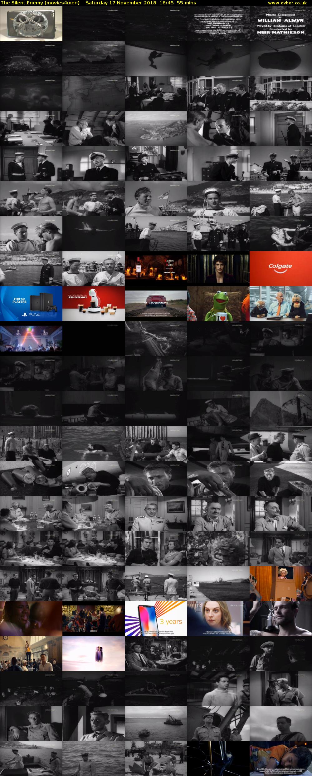 The Silent Enemy (movies4men) Saturday 17 November 2018 18:45 - 19:40