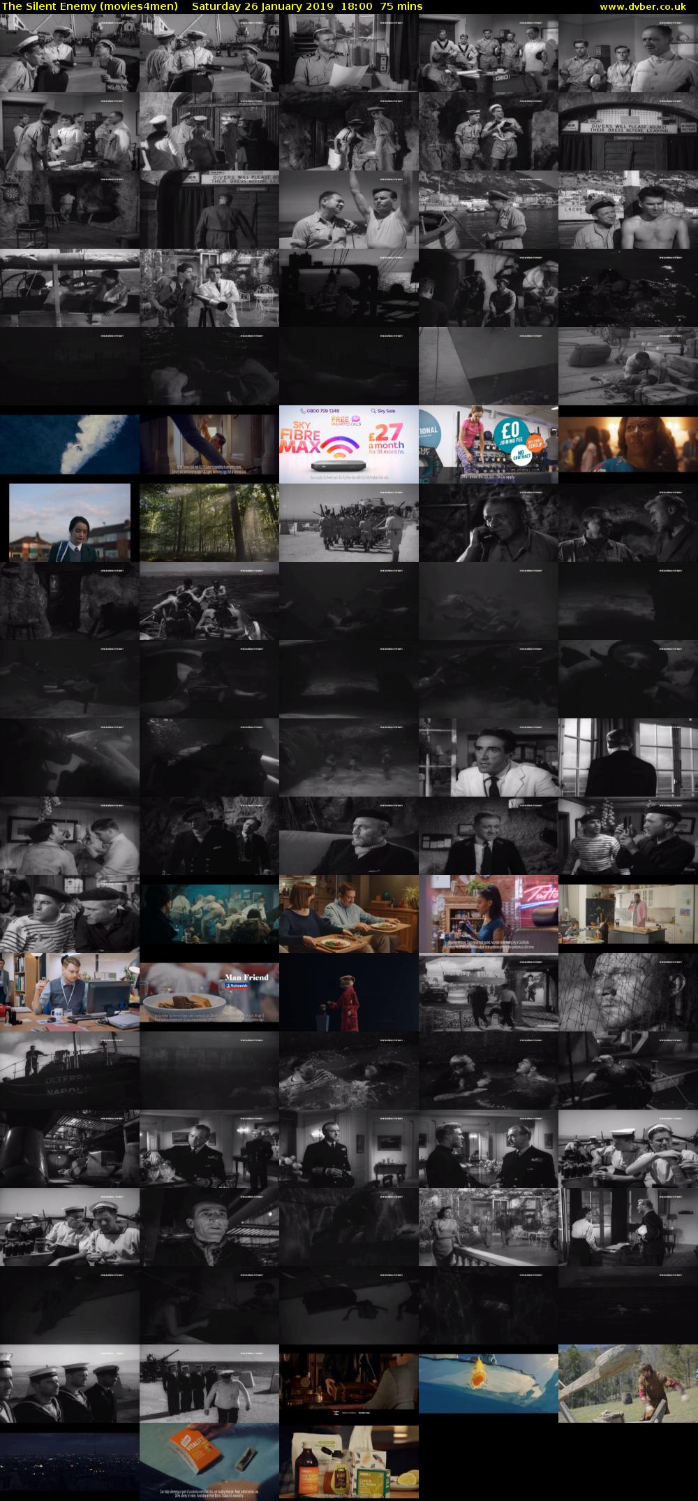 The Silent Enemy (movies4men) Saturday 26 January 2019 18:00 - 19:15