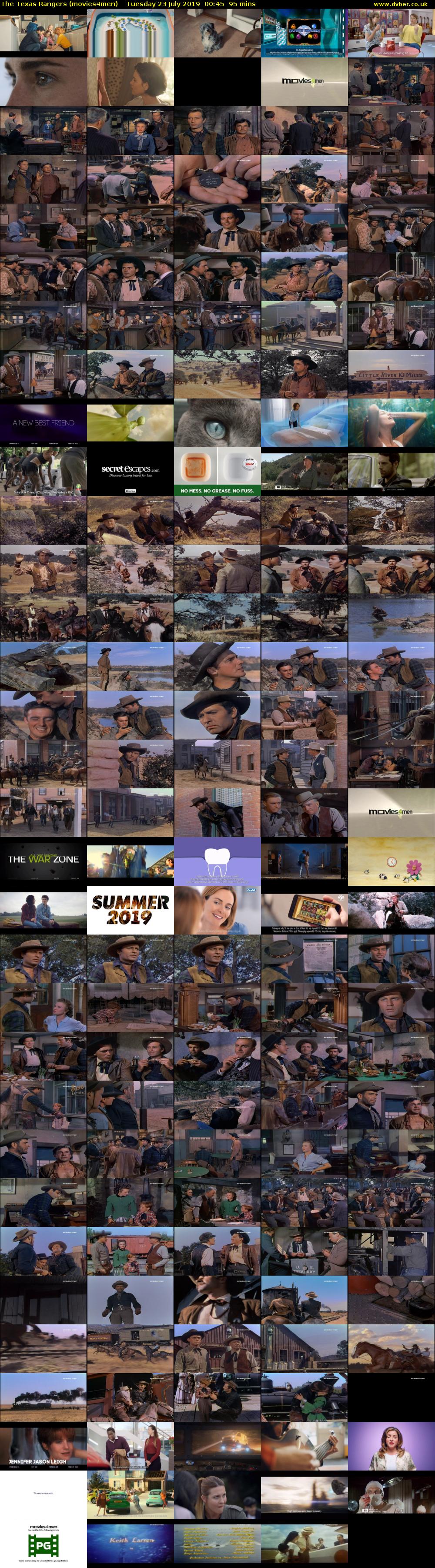 The Texas Rangers (movies4men) Tuesday 23 July 2019 00:45 - 02:20