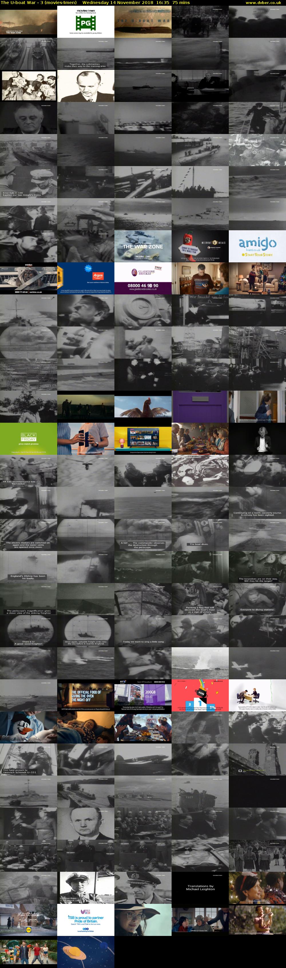 The U-boat War - 3 (movies4men) Wednesday 14 November 2018 16:35 - 17:50