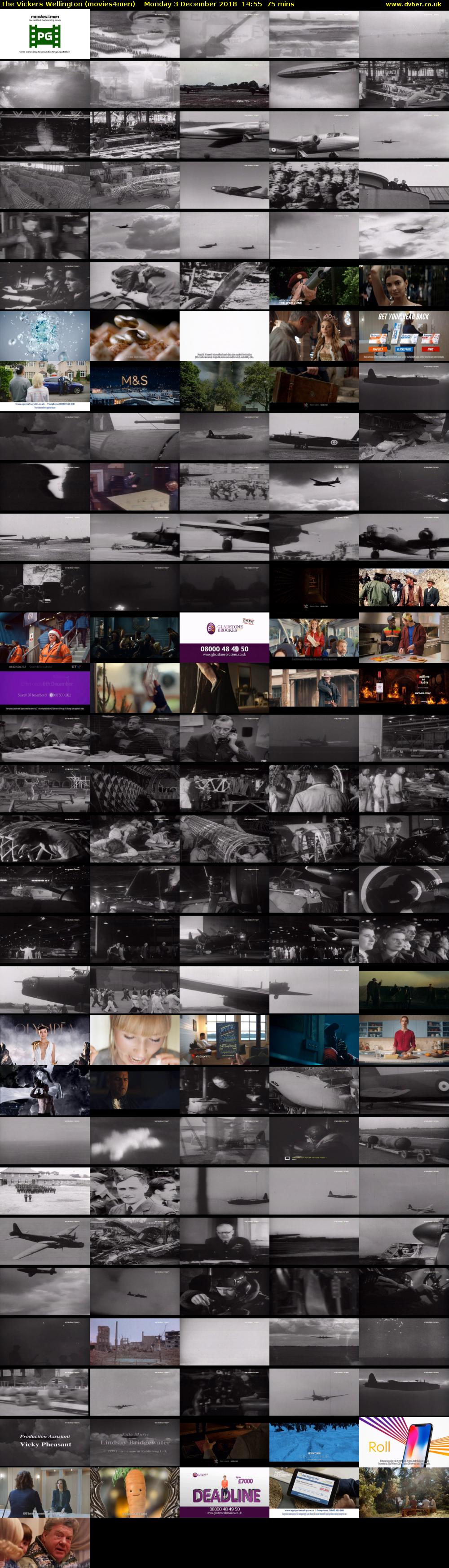 The Vickers Wellington (movies4men) Monday 3 December 2018 14:55 - 16:10